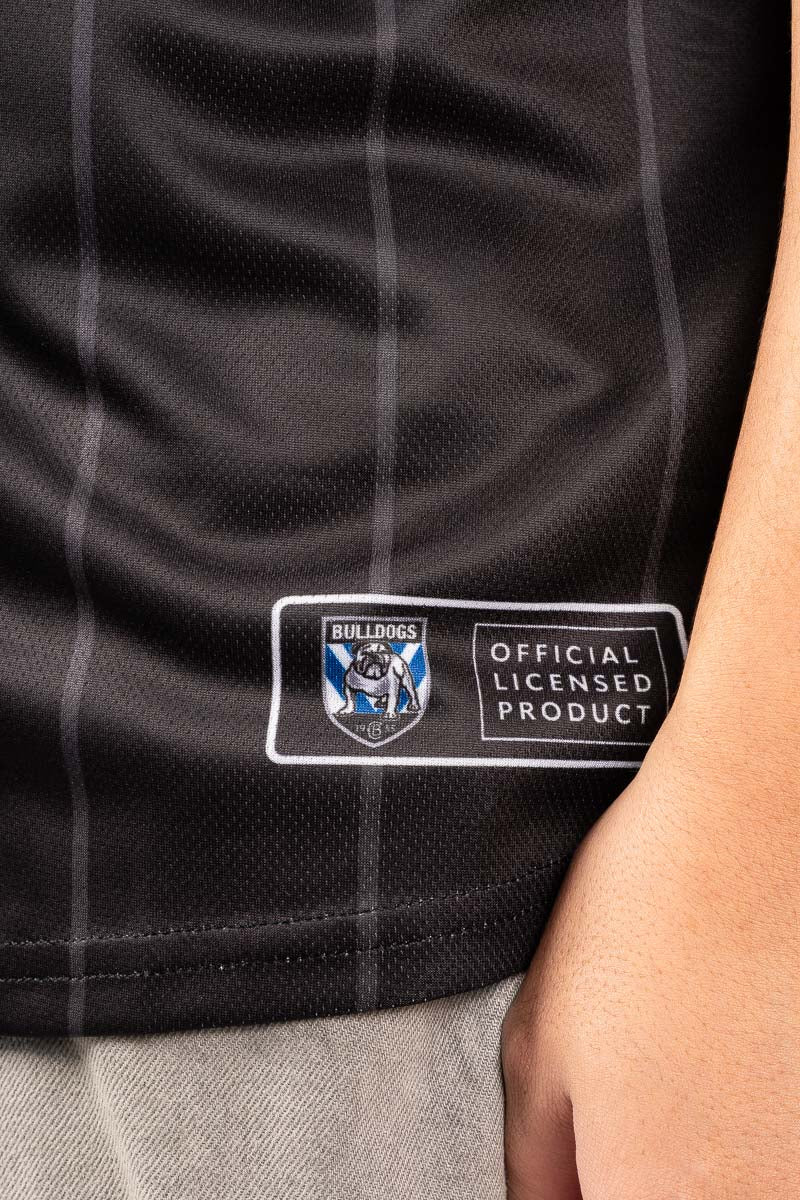 Canterbury Bankstown Bulldogs NRL Blackout Baseball Shirt - Mens