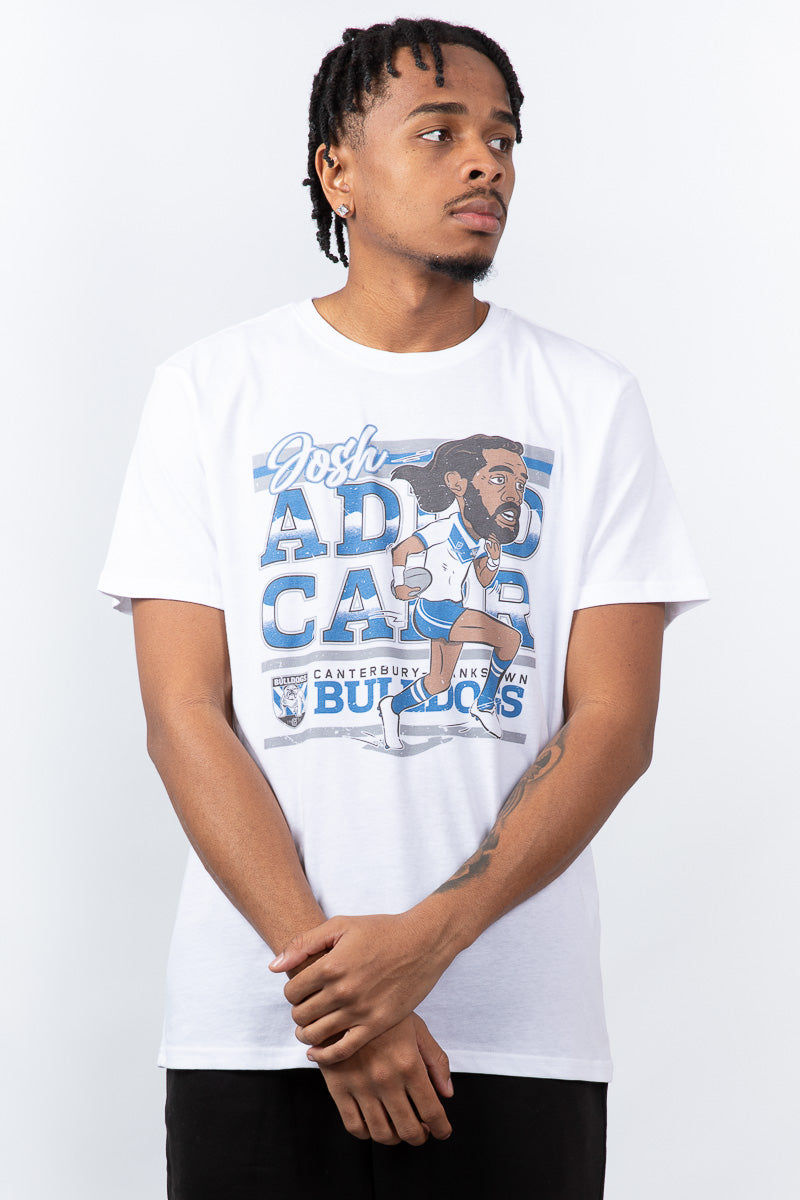 Canterbury Bulldogs Josh Addo-Carr NRL Caricature Tee