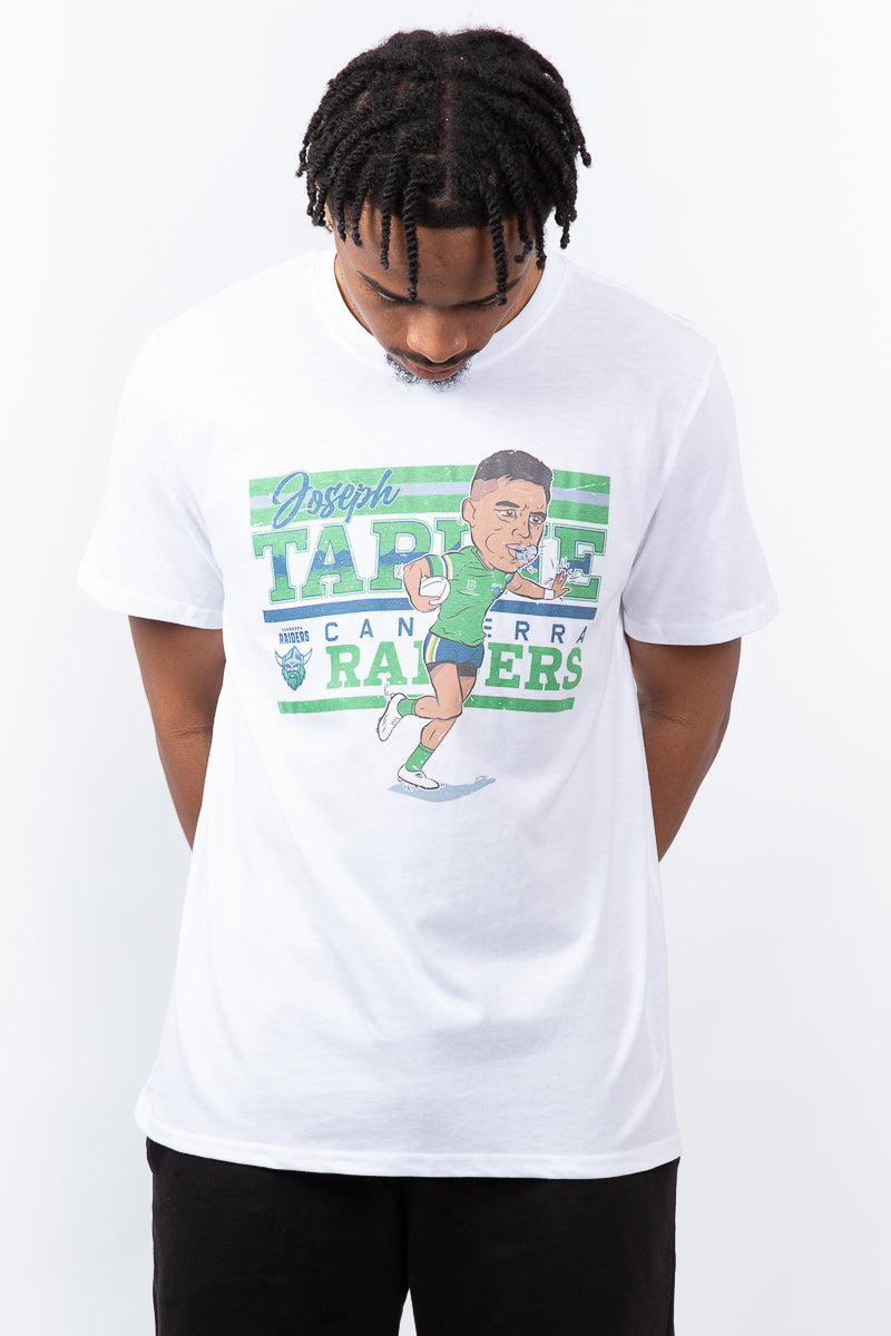 Canberra Raiders Joseph Tapine NRL Caricature Tee