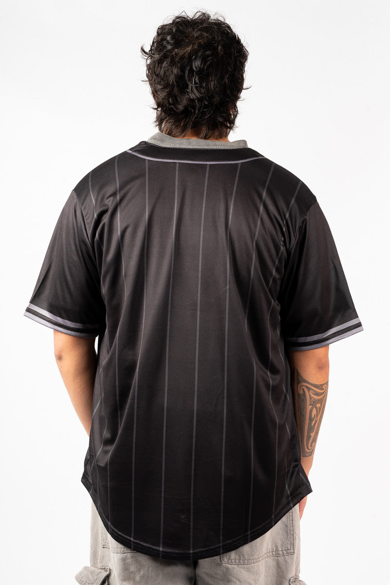 Sydney Roosters Blackout Baseball Shirt - Mens