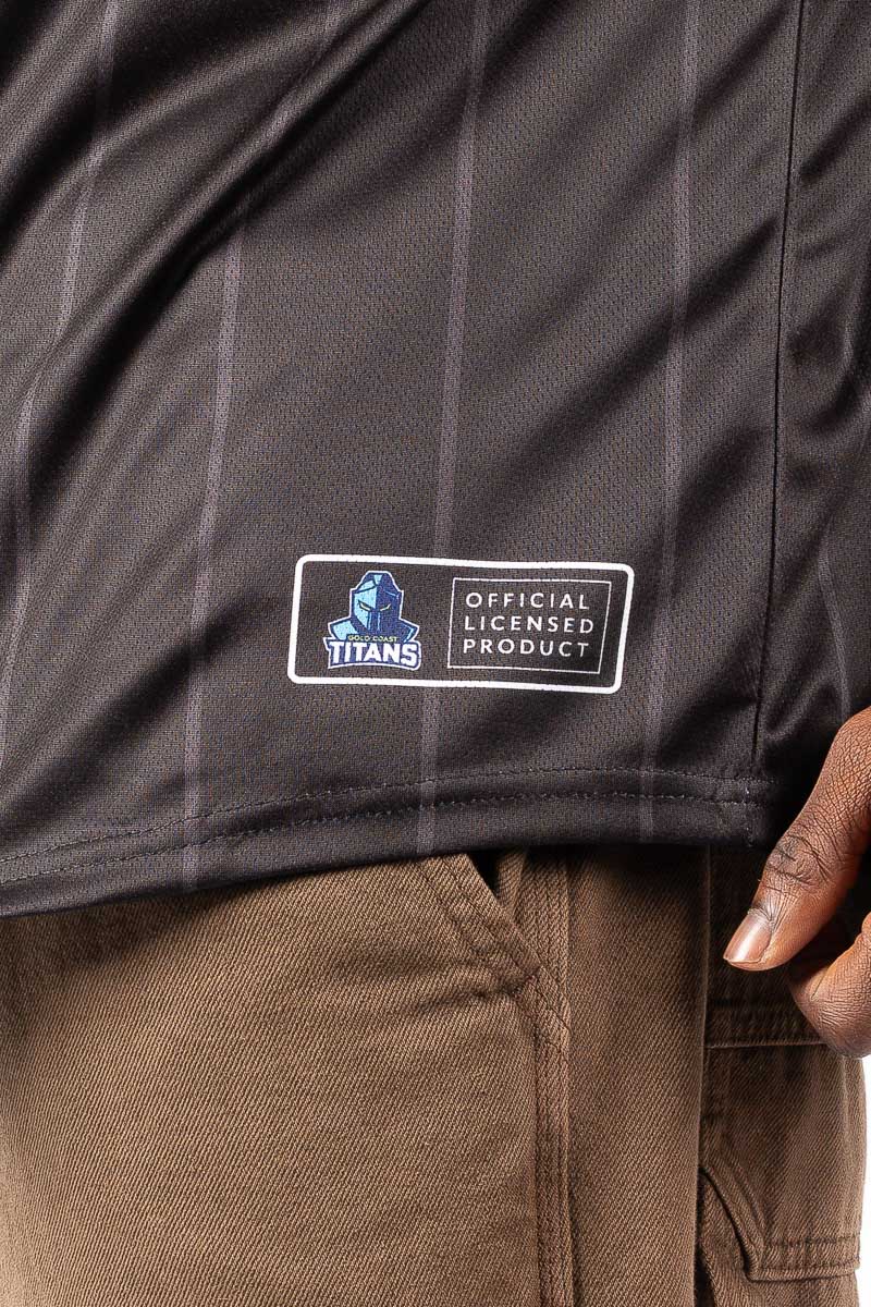 Gold Coast Titans NRL Blackout Baseball Shirt