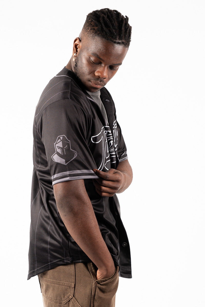 Gold Coast Titans NRL Blackout Baseball Shirt