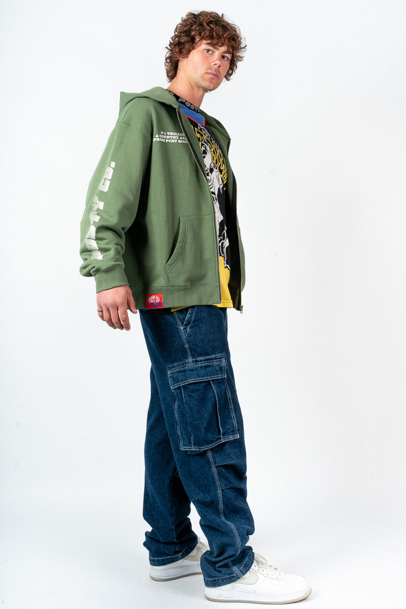 Post Malone Sunfade Zip-Up Hoodie - Mens