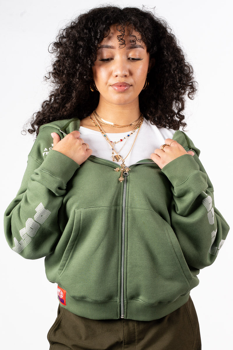Post Malone Sunfade Zip-Up Hoodie - Womens