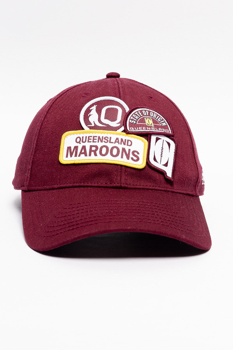 QLD Maroon Retro Badge Cap