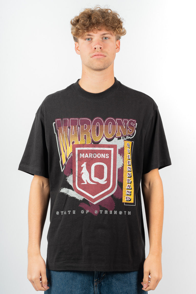 Queensland Maroons Brush Off Tee