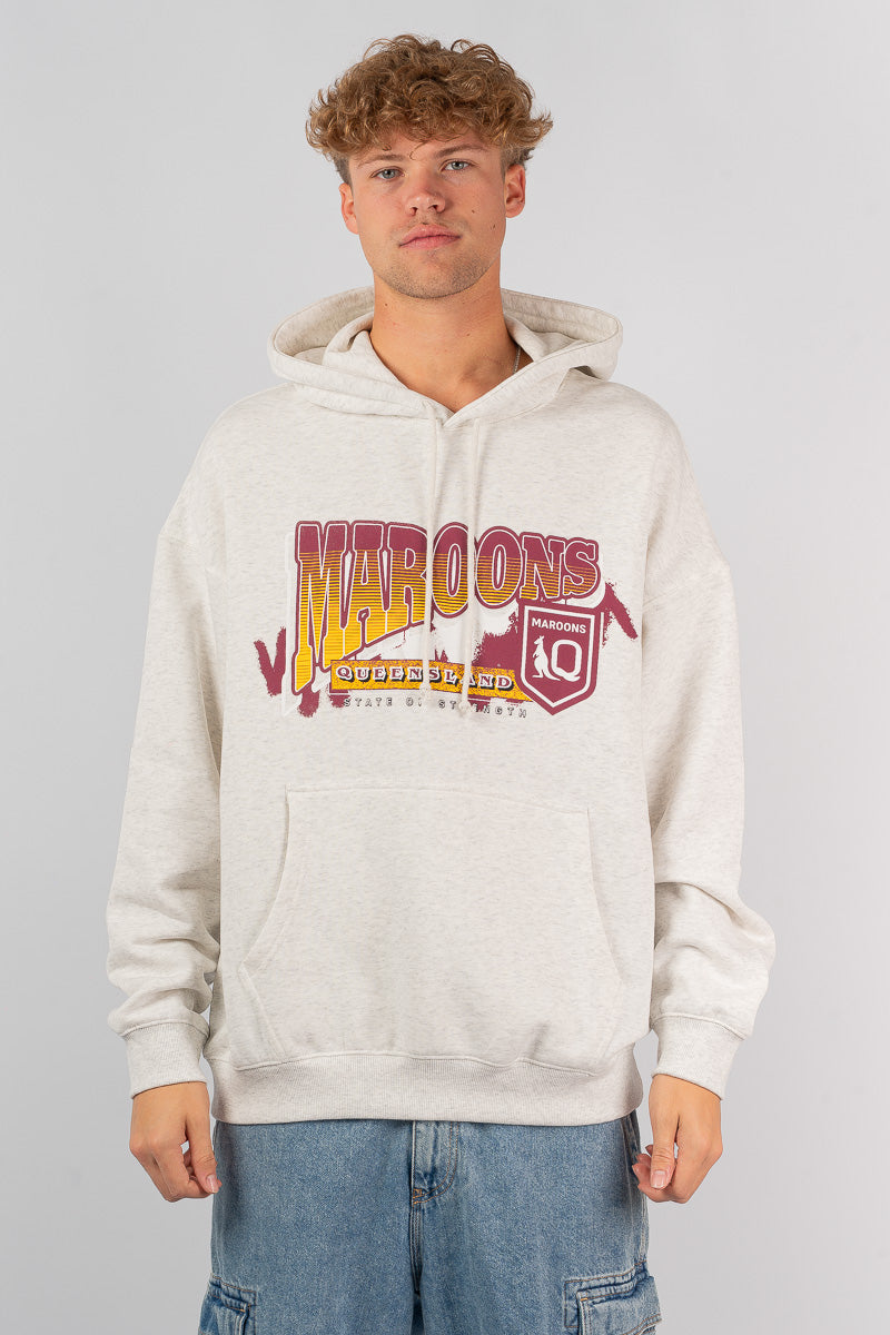 Queensland Maroons Brush Off Hoodie