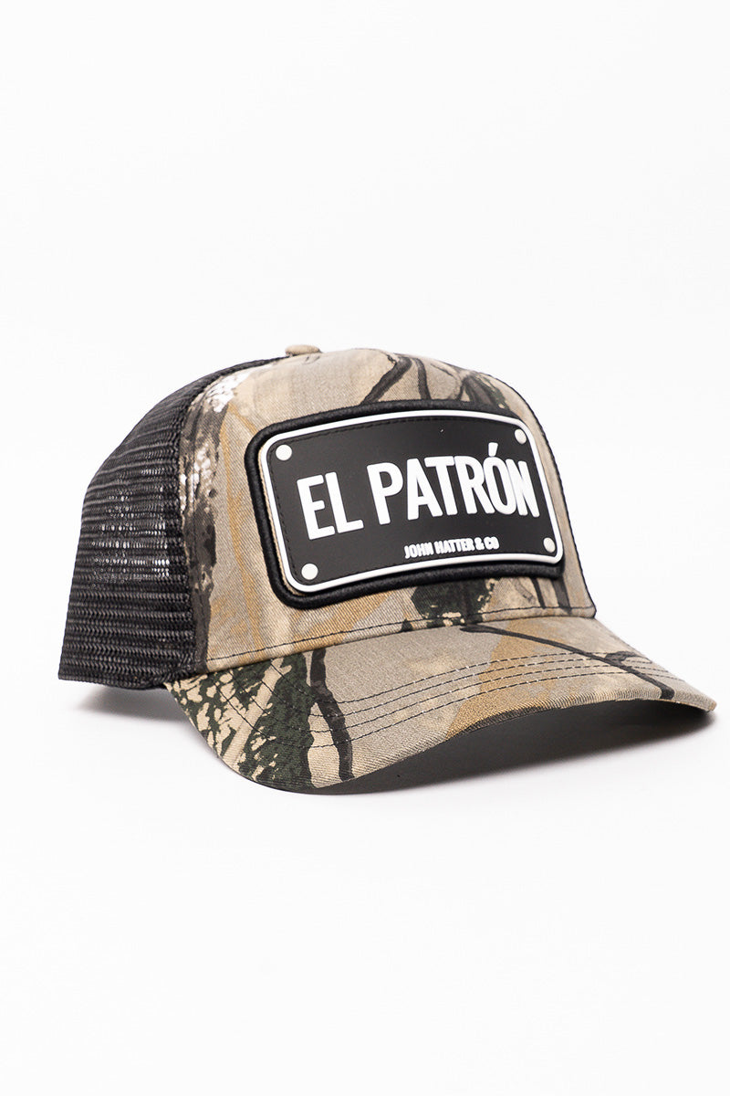 El Patron Camo Trucker Hat