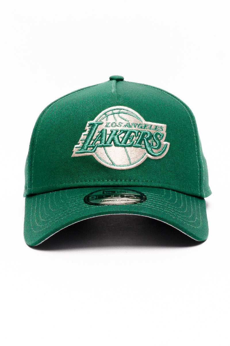 9Forty LA Lakers Deep Emerald Cap - Mens