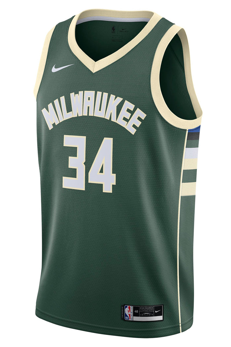 Milwaukee Bucks Giannis Antetokounmpo Icon Swingman Jersey - Mens