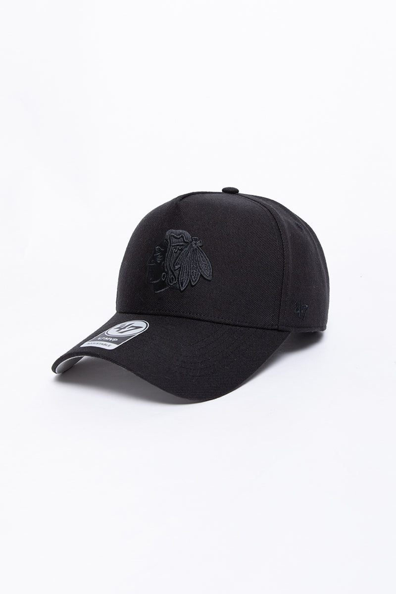 Core Black on Black MVP Pinch Crown Snapback - Womens