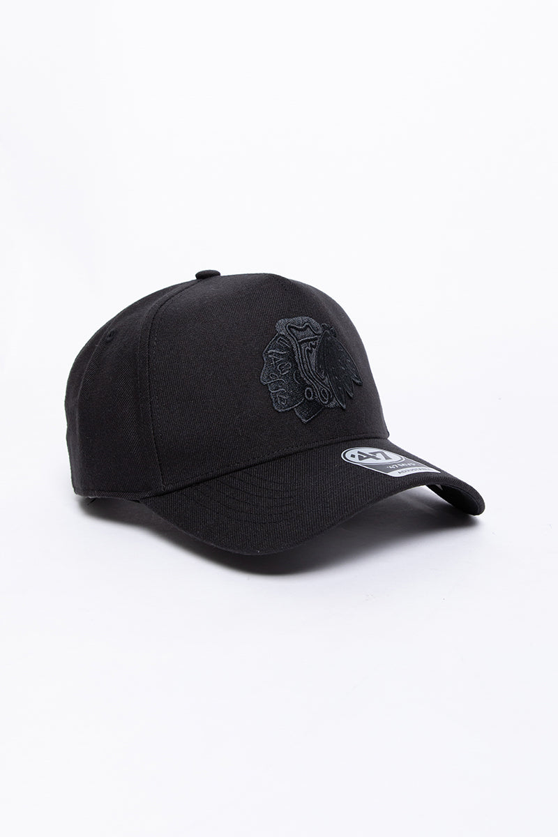 Core Black on Black MVP Pinch Crown Snapback - Womens