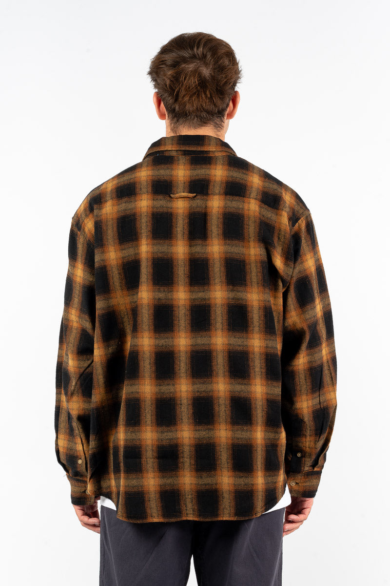 SDouble Plaid Classic Long-Sleeve Shirt