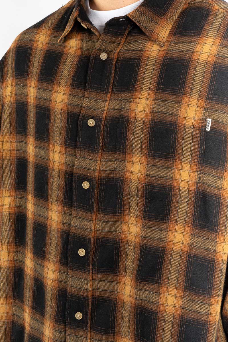 SDouble Plaid Classic Long-Sleeve Shirt