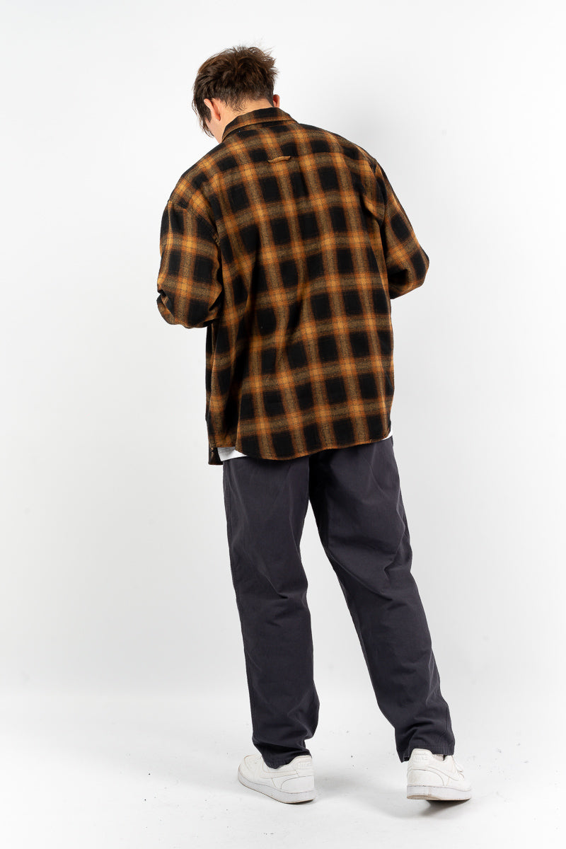 SDouble Plaid Classic Long-Sleeve Shirt