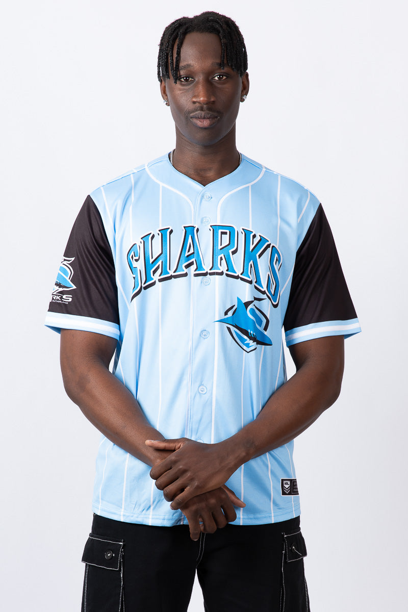Cronulla Sharks NRL Slugger Baseball Jersey