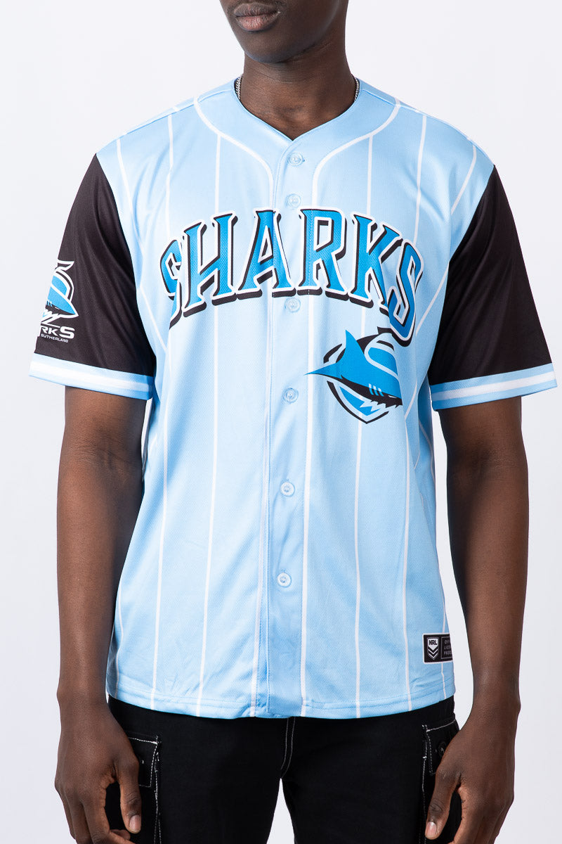 Cronulla Sharks NRL Slugger Baseball Jersey