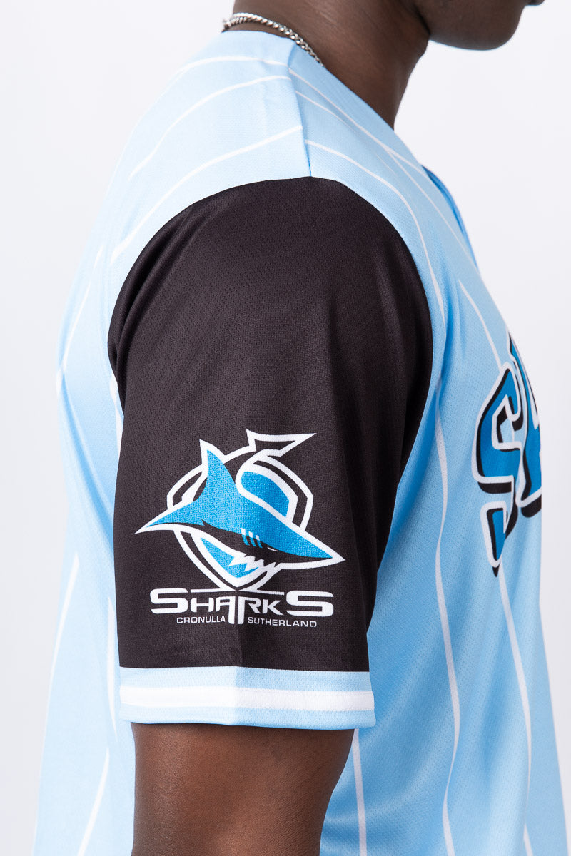 Cronulla Sharks NRL Slugger Baseball Jersey