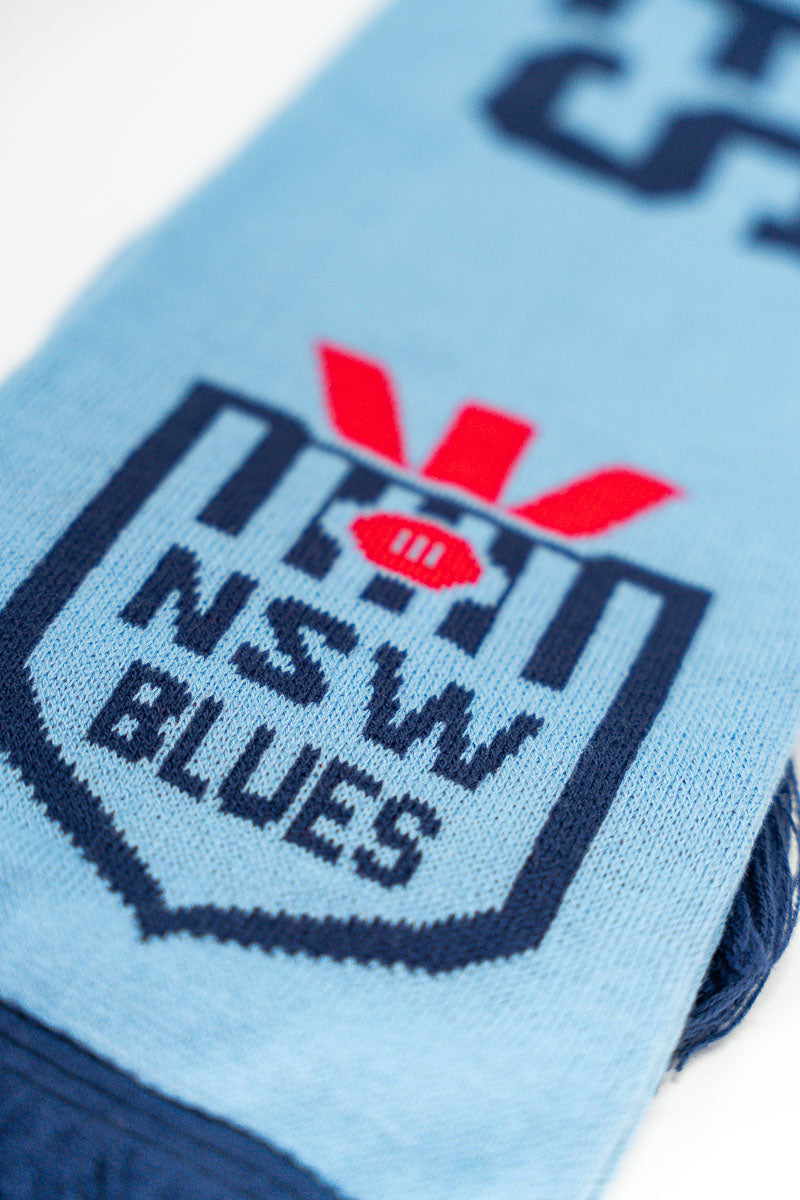 NSW Blues Team Knit Scarf