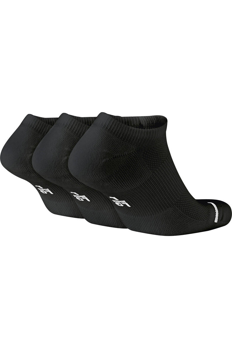Jordan Jumpman Everyday No-Show 3 Pack Socks in Black