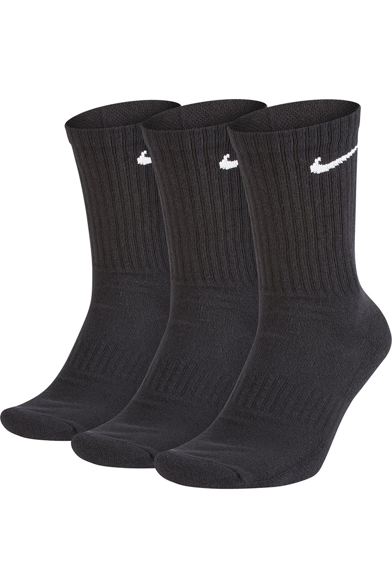 Everyday Cushion Crew Socks in Black