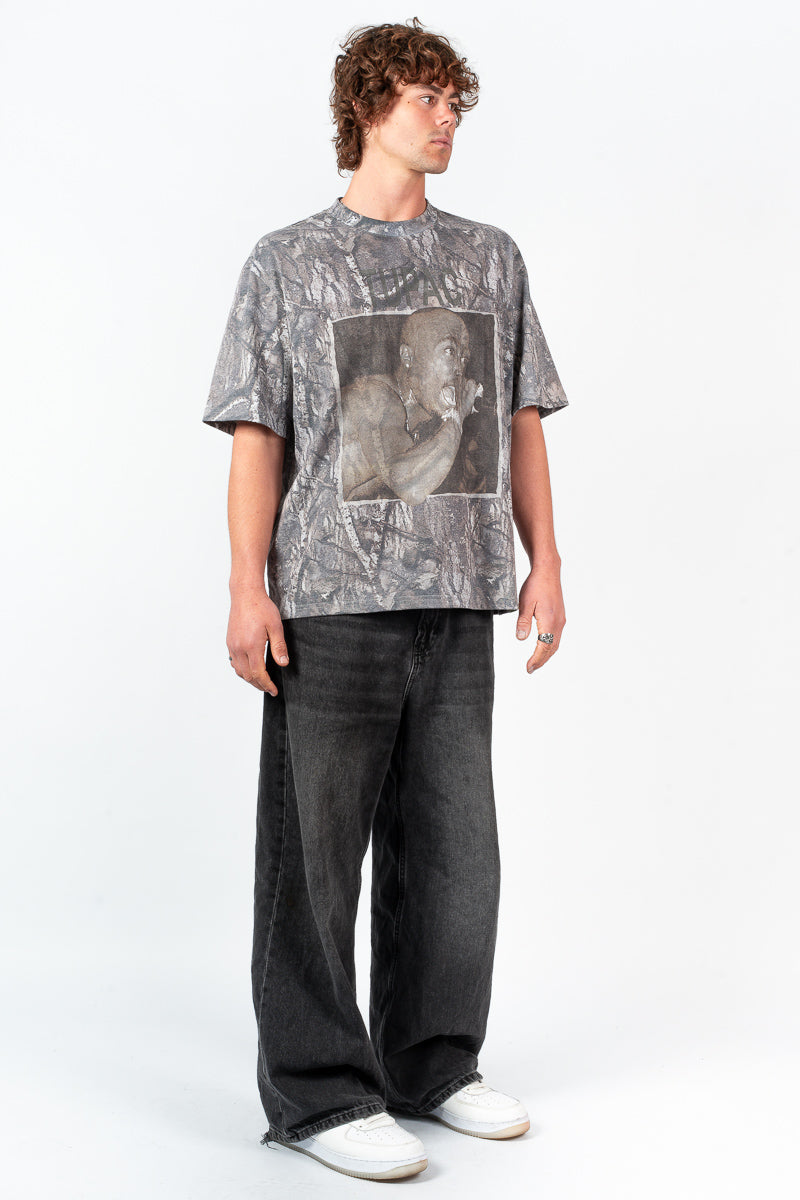 Tupac Woodland Short-Sleeve Tee - Mens