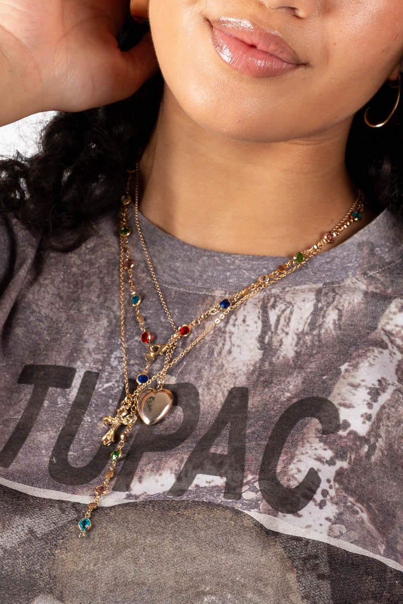 Tupac Woodland Short-Sleeve Tee - Womens