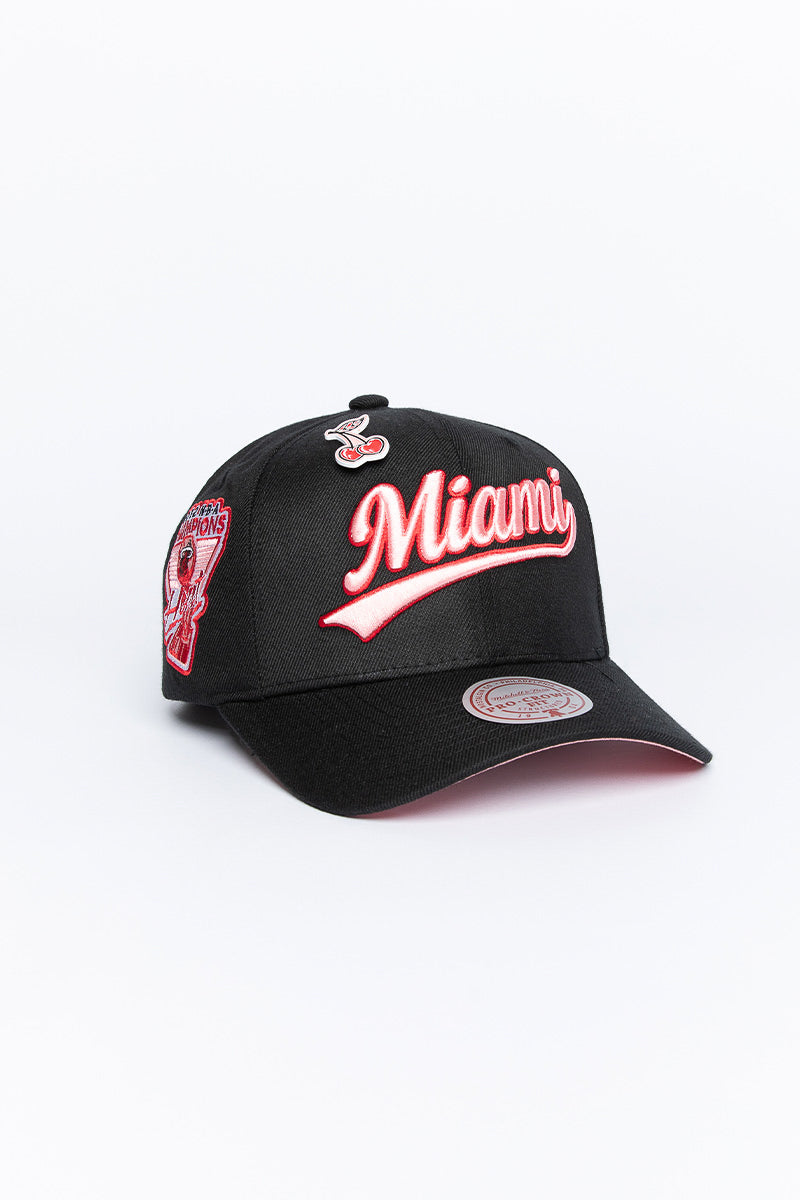 Miami Heat Valentines Script Cap