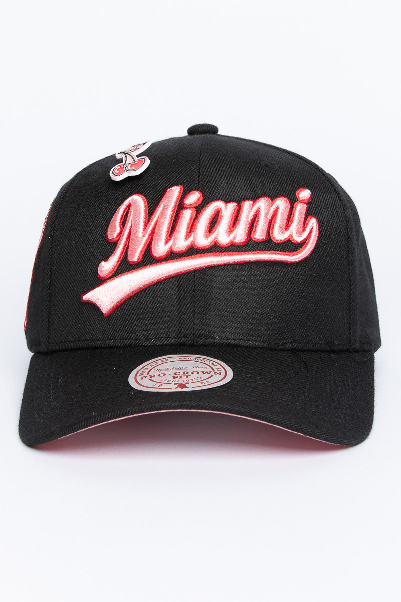 Miami Heat Valentines Script Cap
