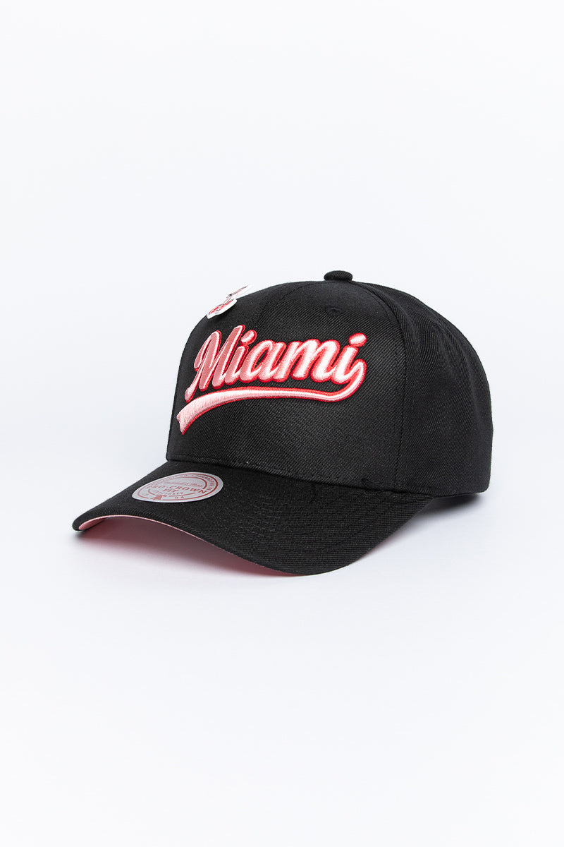 Miami Heat Valentines Script Cap
