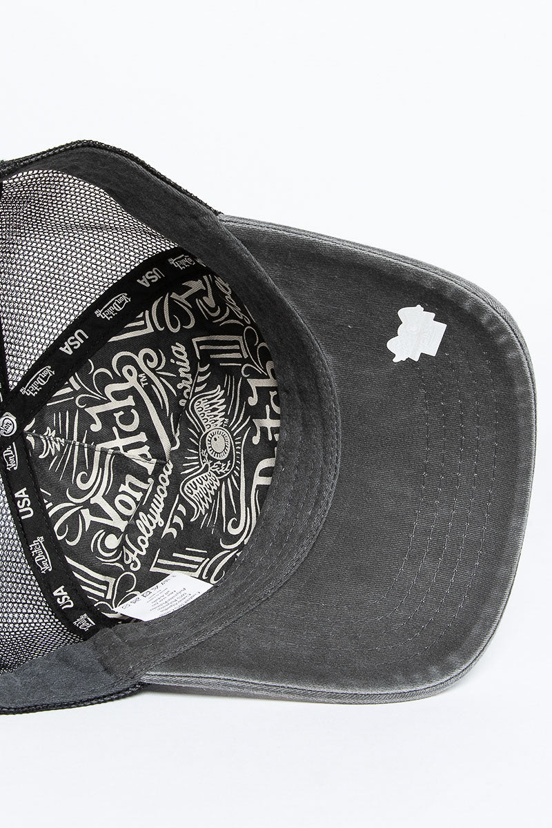 Von Dutch Grey Trucker Hat