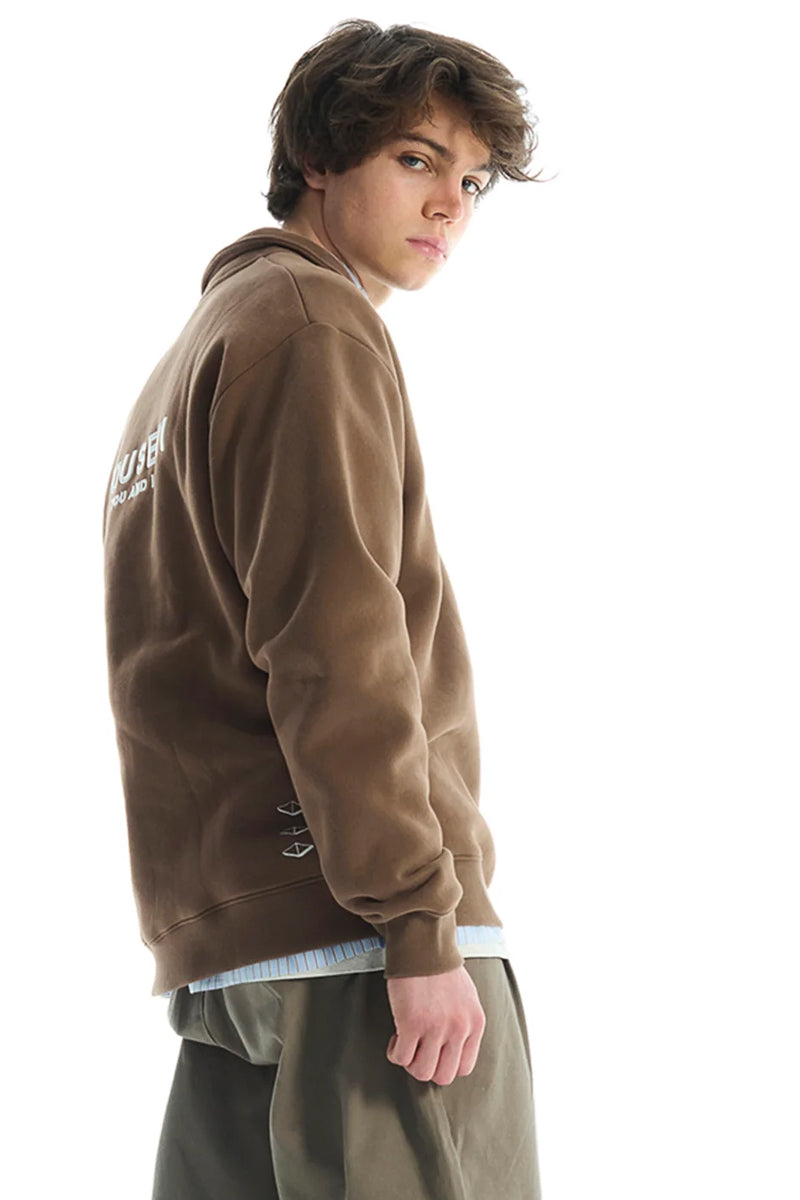 Vouseti OG Coffee Quarter Zip - Mens