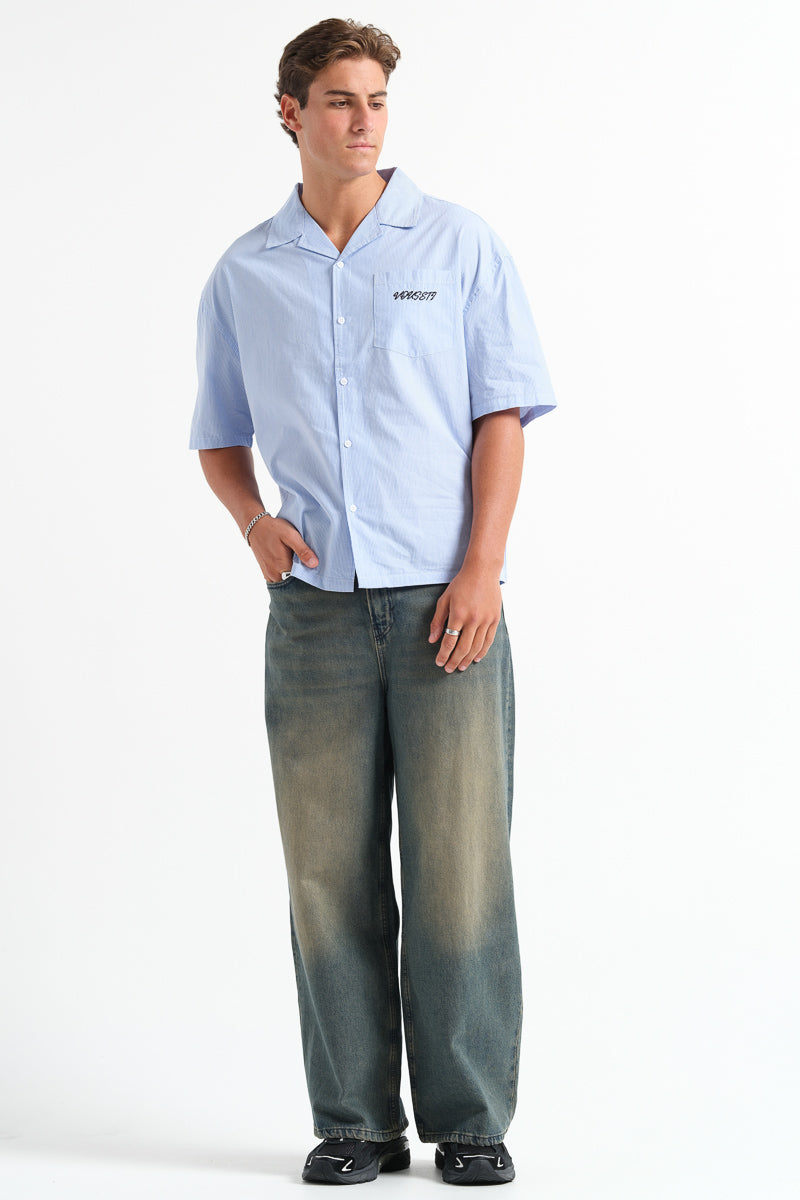 Demure Button-Up Shirt