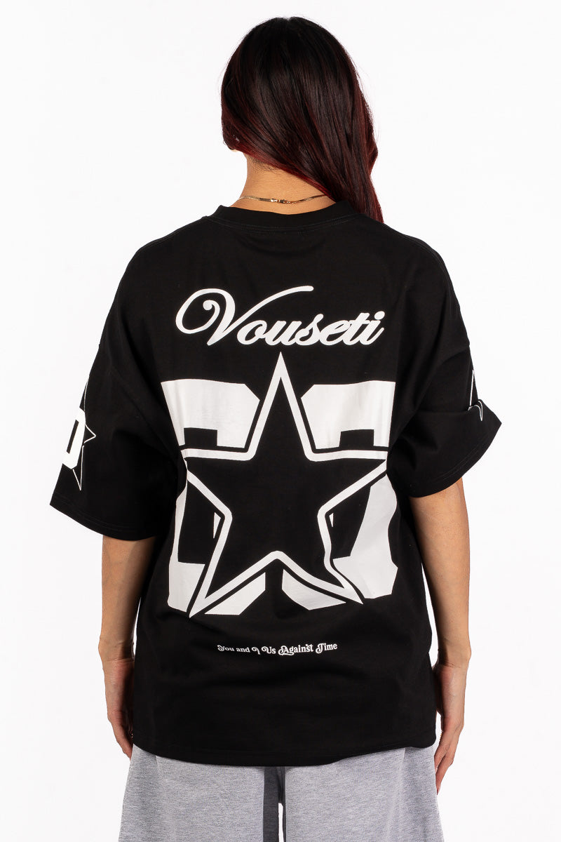 VOUSETI STAR TEE - BLACK - BLACK - Womens