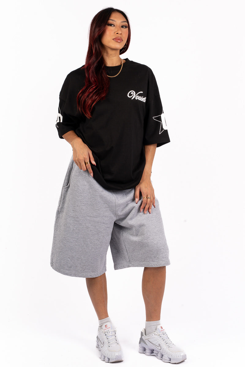 VOUSETI STAR TEE - BLACK - BLACK - Womens