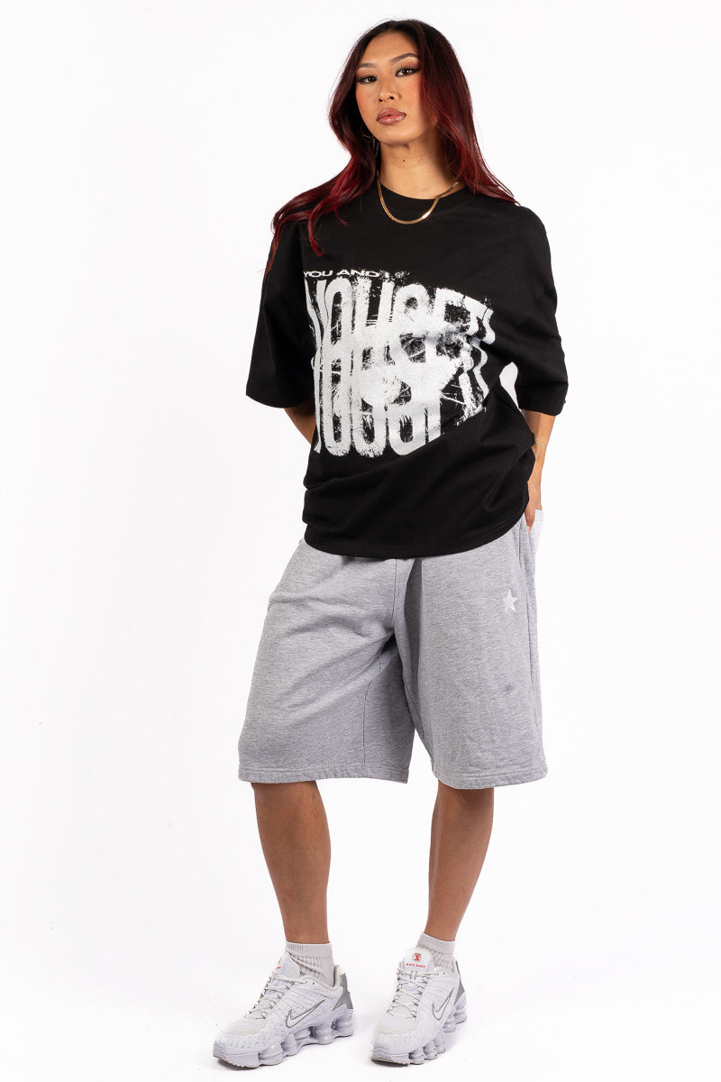 VOUSETI POWER TEE - BLACK - BLACK - Womens