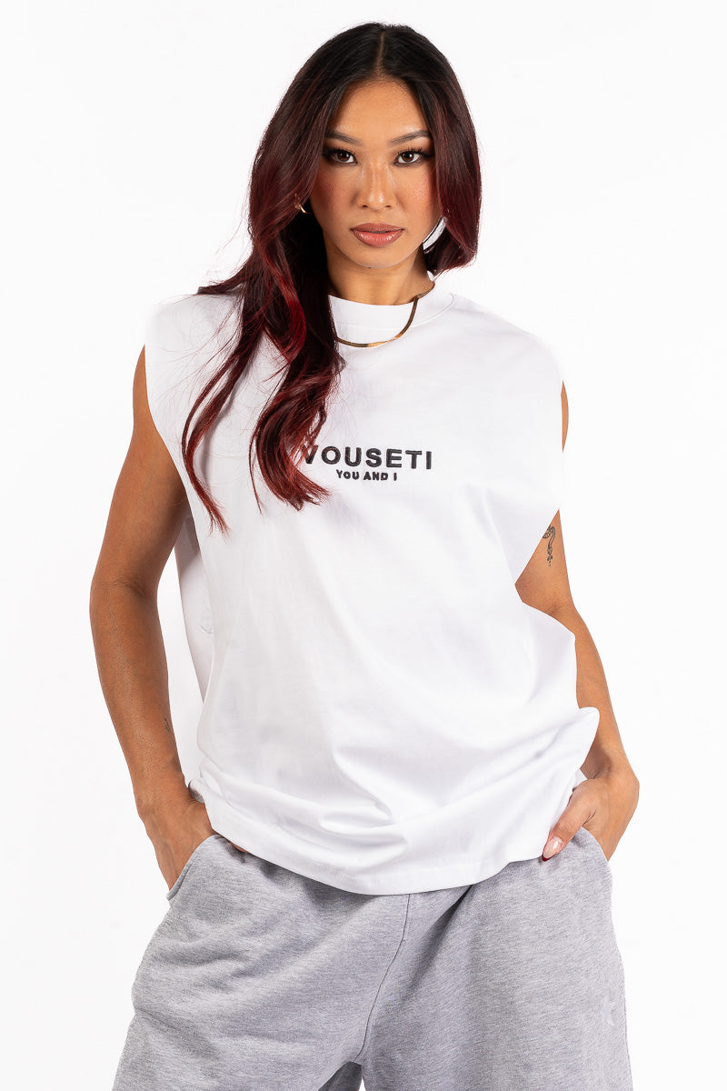 VOUSETI OG TANK - WHITE - WHITE - Womens